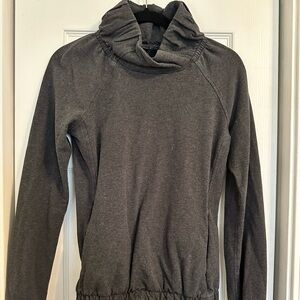 Lululemon Athletica Gray Sweatshirt with Turtleneck